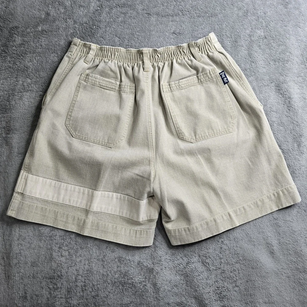 Vintage Greg Noll Oceanwear Shorts Mens XL Brown Logo Stretch 6.5